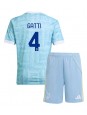 Billige Juventus Federico Gatti #4 Bortedraktsett Barn 2025-26 Kortermet (+ Korte bukser)